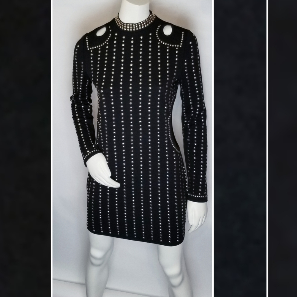 Studded Mini Dress - Picture 3 of 10